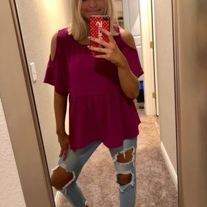 Off the shoulder top